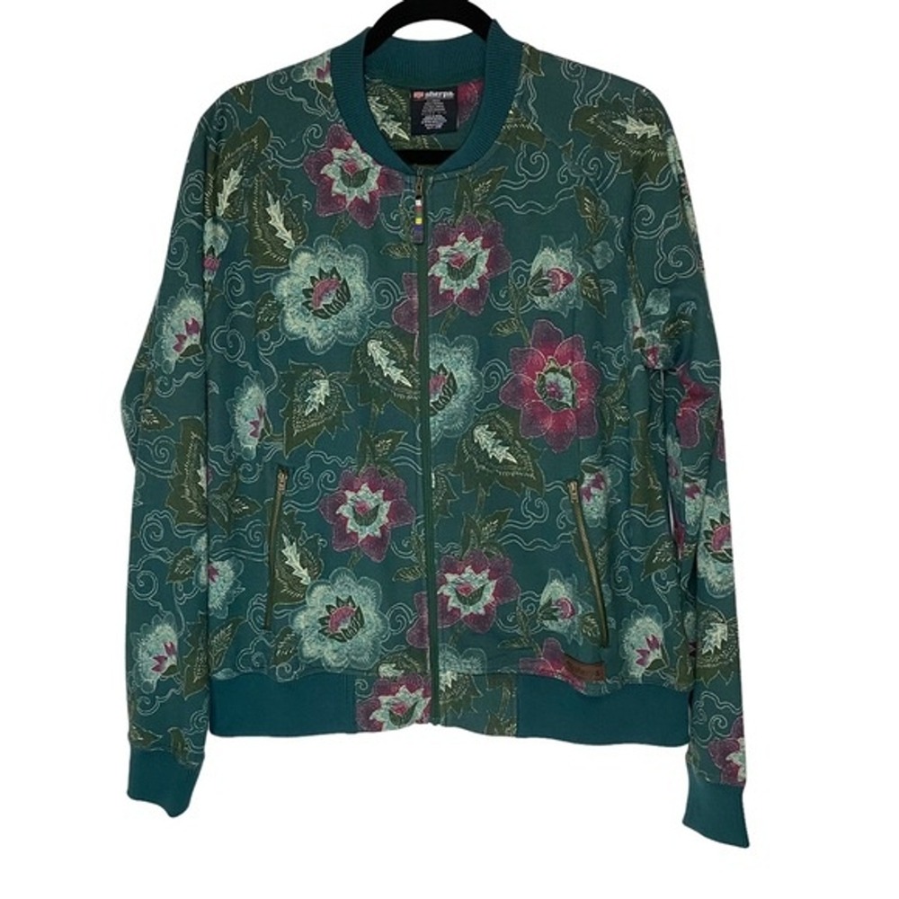 Sherpa Adventure Gear Rathna Green Sundari Bomber Jacket XL